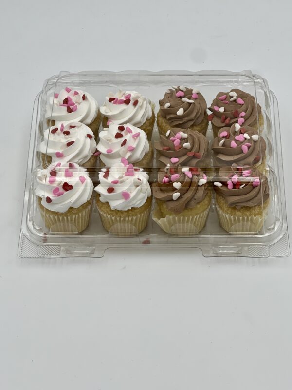 Valentine's Day Vanilla Cupcakes Mini GF/DF